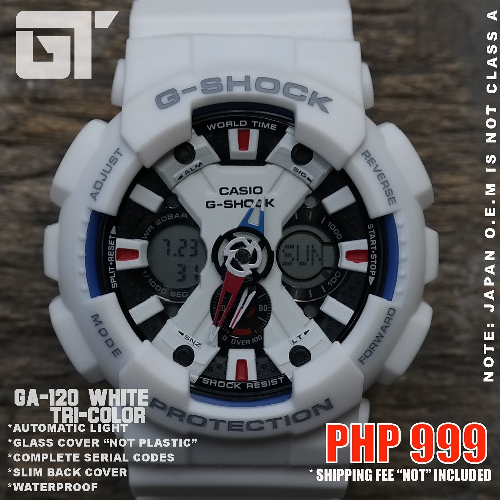 g shock tri color