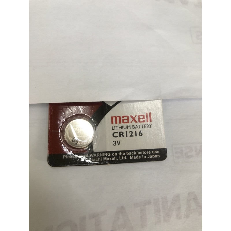 Maxell CR1216 3V Per Piece Made In Japan | Shopee Philippines