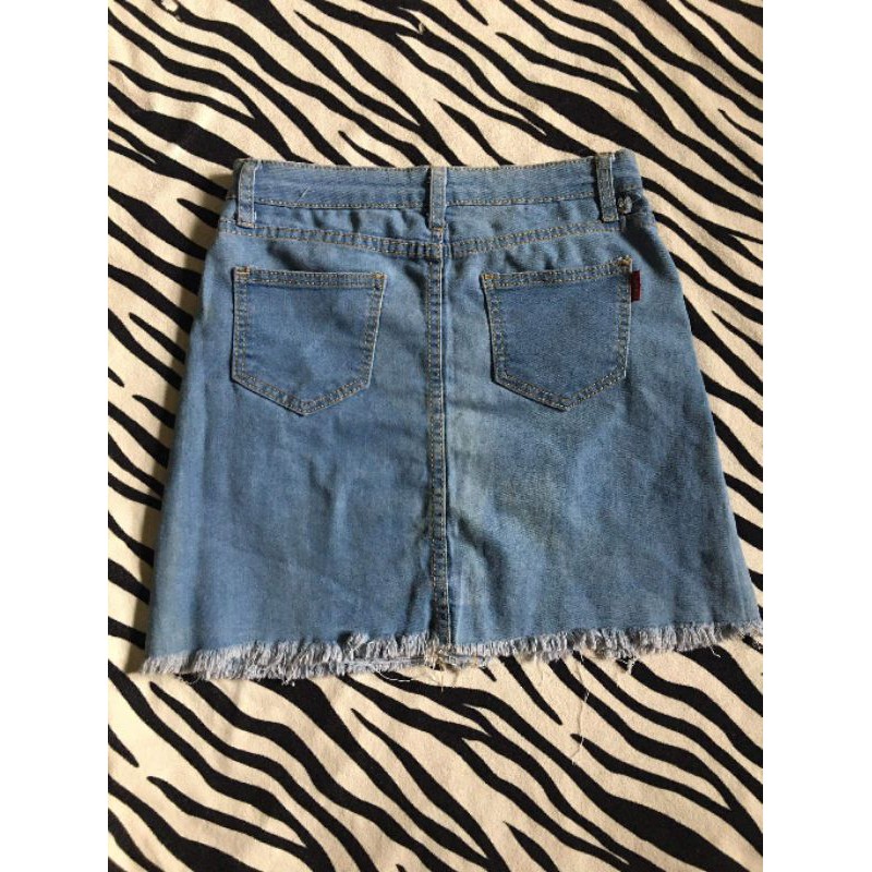 Sexy Denim Skirttttt Shopee Philippines 1989