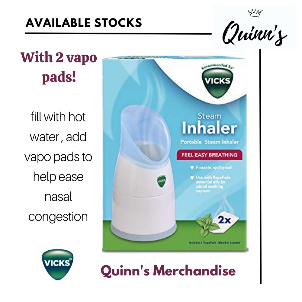 Vicks Steam Inhaler Portable for Colds Congestion (Not electric or