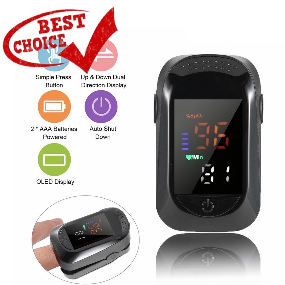 NG Oximeter A2 Oximeter Mini Portable Pulse Oximeter OLED Display