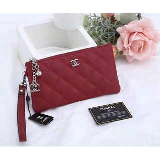 (NEW) Casual Chanel women's pouch with product card wallet women wallets