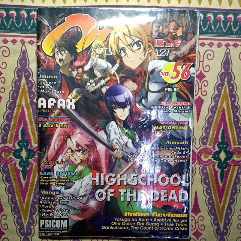Otakuzine #56 Highschool of the Dead Otakuzine Anime Magazine | Shopee  Philippines