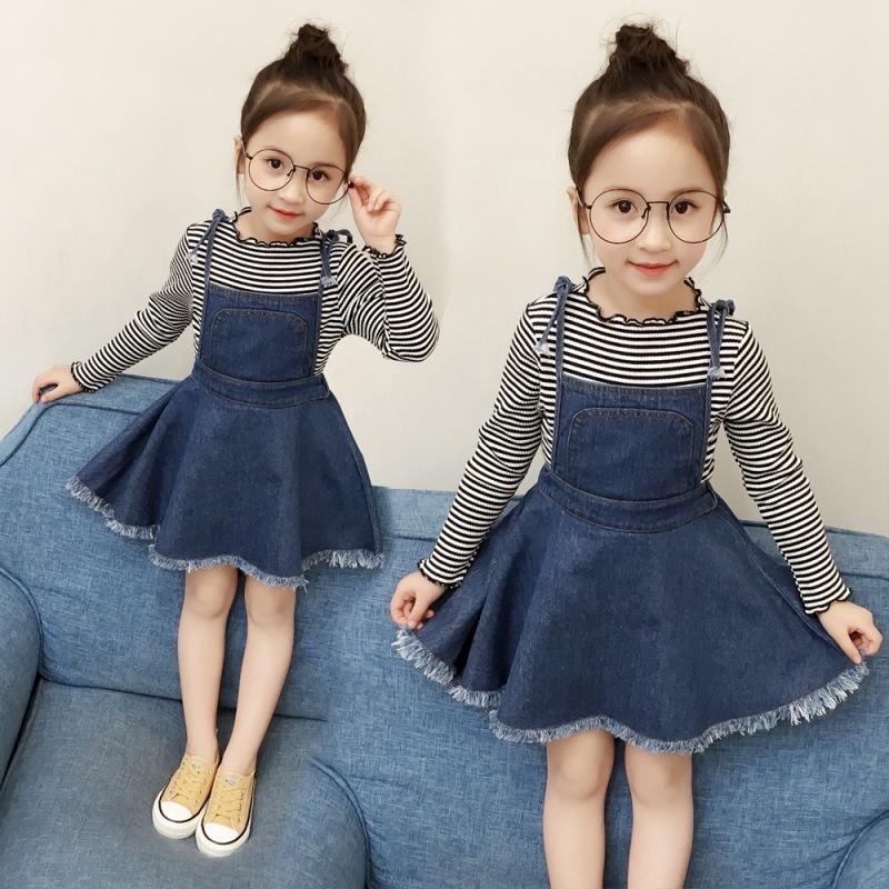 kids denim dress