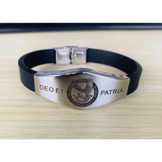 Eagles Silicon Stainless Unisex Bracelet, The Fraternal Order of eagles Bracelet 8inches #3
