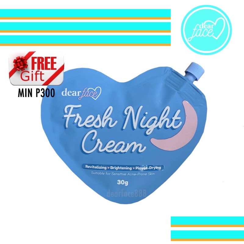 Dear Face Fresh Night Cream (30g) Shopee Philippines