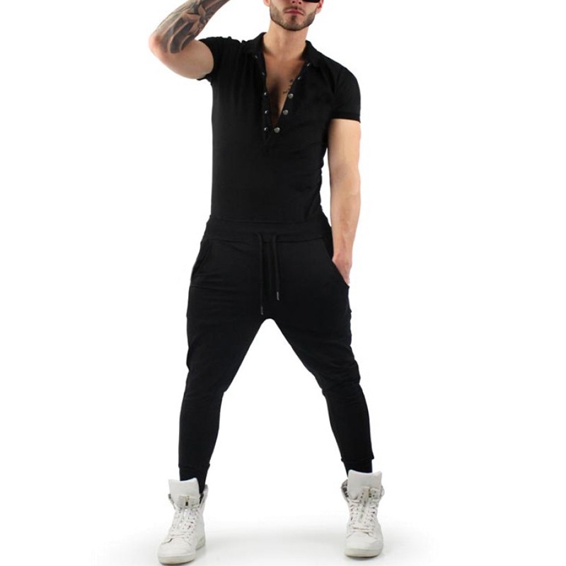 mens romper pants