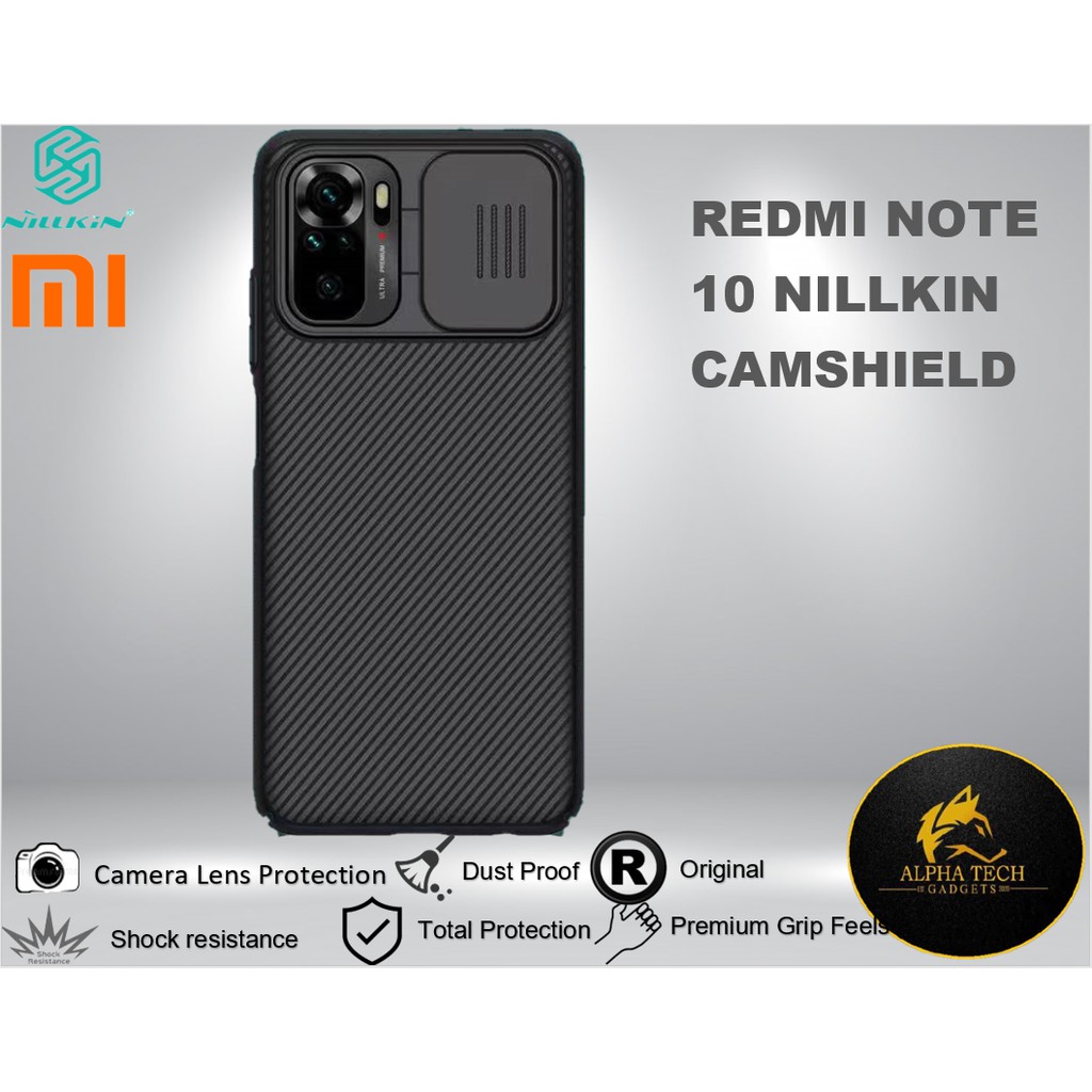 Xiaomi Redmi Note 10 10 Pro 10 5g Case Original Nillkin Camshield Camera Slide Protect Case 6855