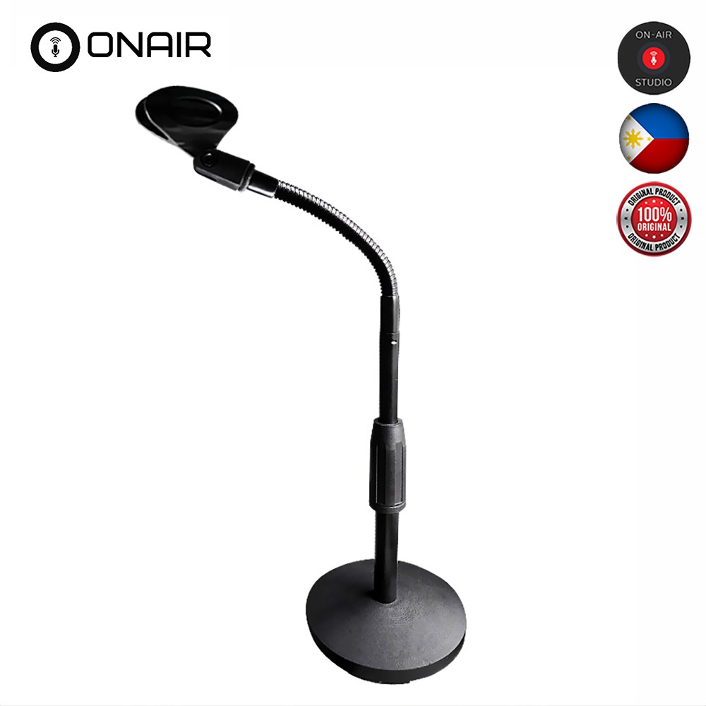 ONAIR Gooseneck Mic Stand (Metal) Shopee Philippines