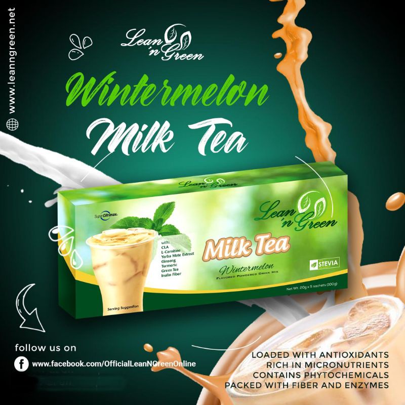 AUTHENTIC Lean 'n Green Wintermelon Milk Tea Slimming Milk Tea