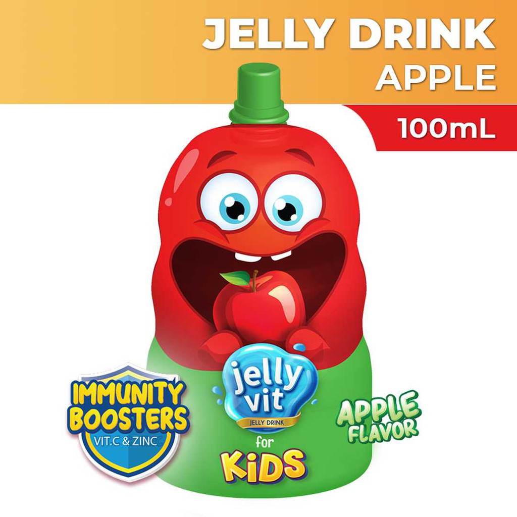Jelly Vit Kids Jelly Drink Apple Flavor 100ml Shopee Philippines