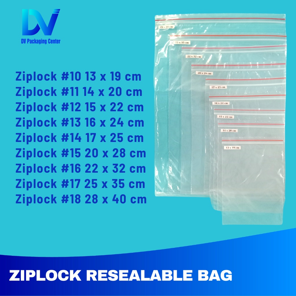 Ziplock Resealable Bag - 2 (1 PACK X 100PCS) | Shopee Philippines