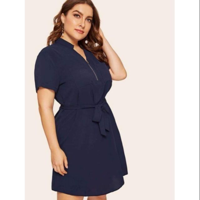 plus size navy blue