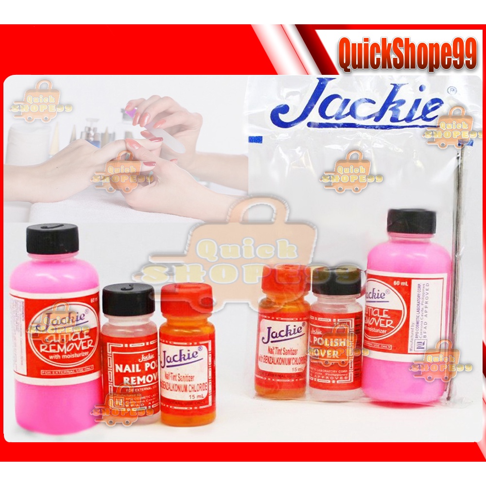 Nail Manicure Set Acetone Merthiolate Cuticle Remover Shopee Philippines