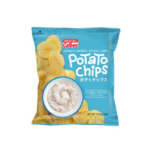 CALBEE POTATO CHIPS CLASSIC SALTED 28g | Shopee Philippines