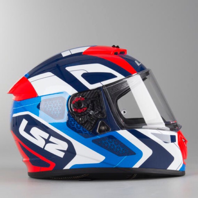 Ls2 Helmet Ff390 Breaker Android Blue Red Shopee Philippines