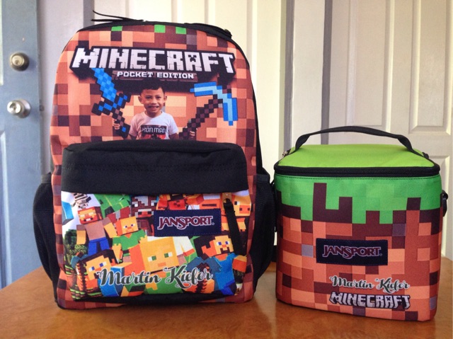 minecraft backpack jansport