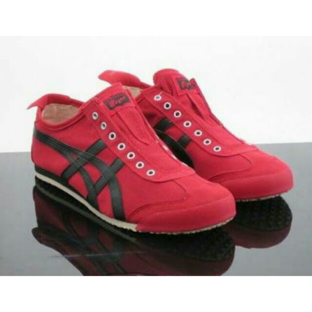 onitsuka tiger red black