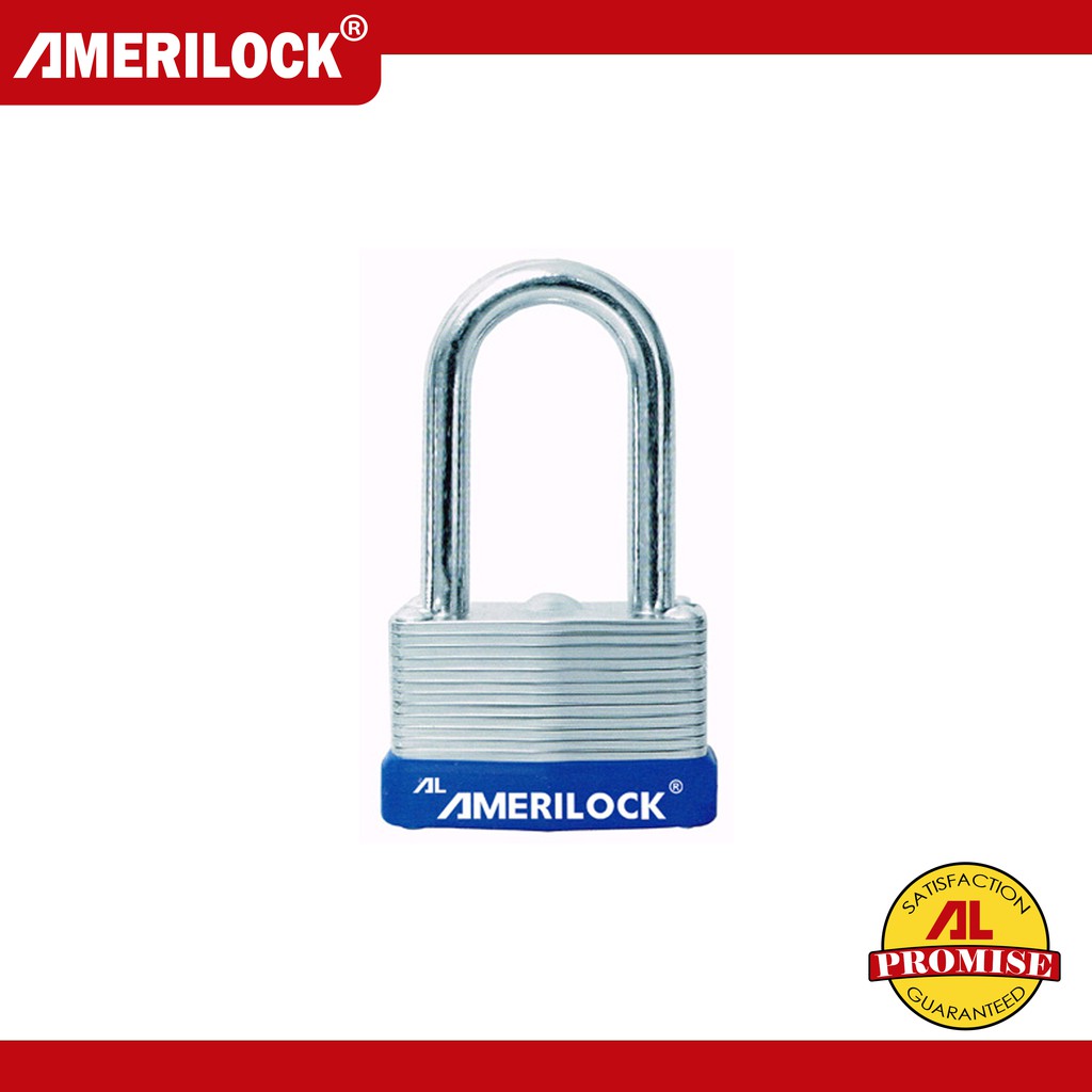 AMERILOCK Laminated Padlock for Gate (30mm, 40mm, 45mm, 50mm) Long