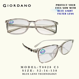 Giordano Eyewear | Anti-Blue Light Lenses | Optical Frames | C3