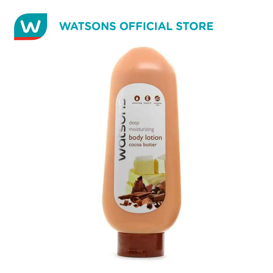 Watsons Deep Moisturizing Body Lotion Cocoa Butter 532ml Shopee