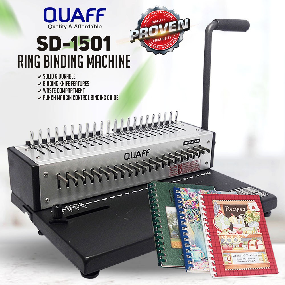 QUAFF Selective Ring Binder Machine SD-1501A | Shopee Philippines