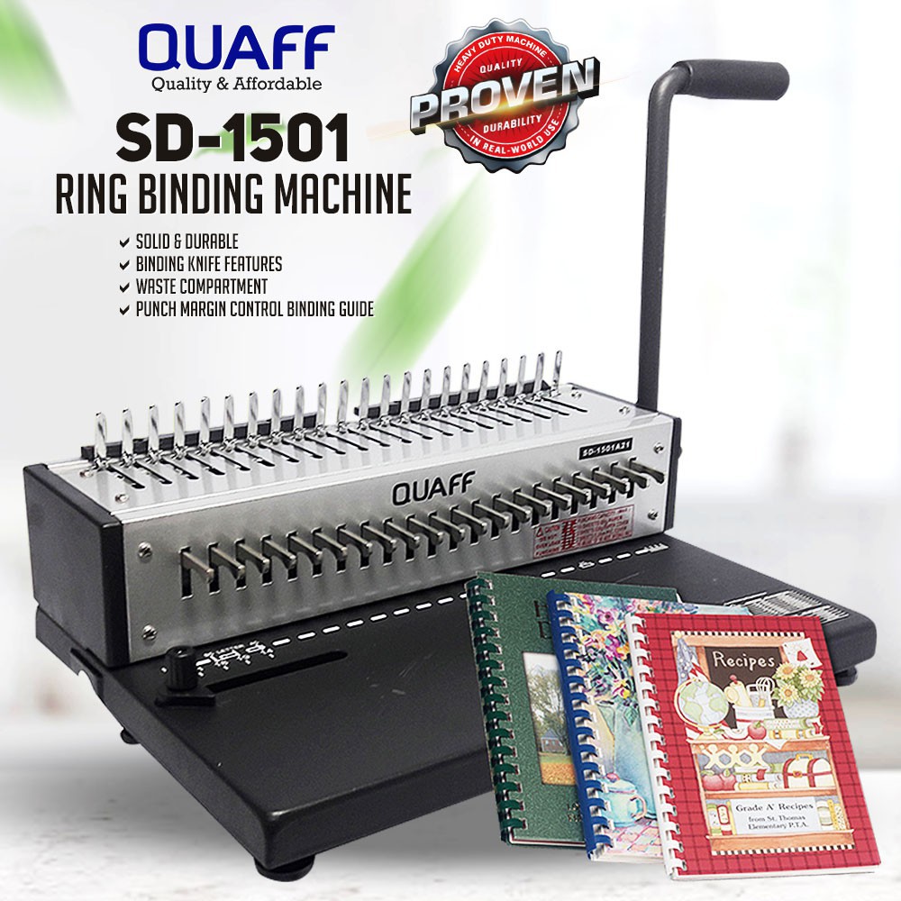 QUAFF Selective Ring Binder Machine SD1501A Shopee Philippines