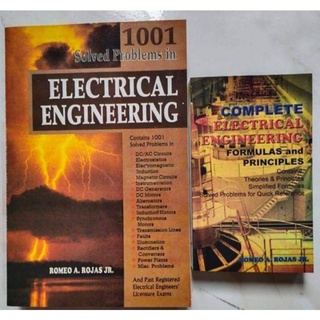 1001 ELECTRICAL ENGINEERING &COMPLETE ELECTRICAL ENGINEERING FORMULAS by Rojas