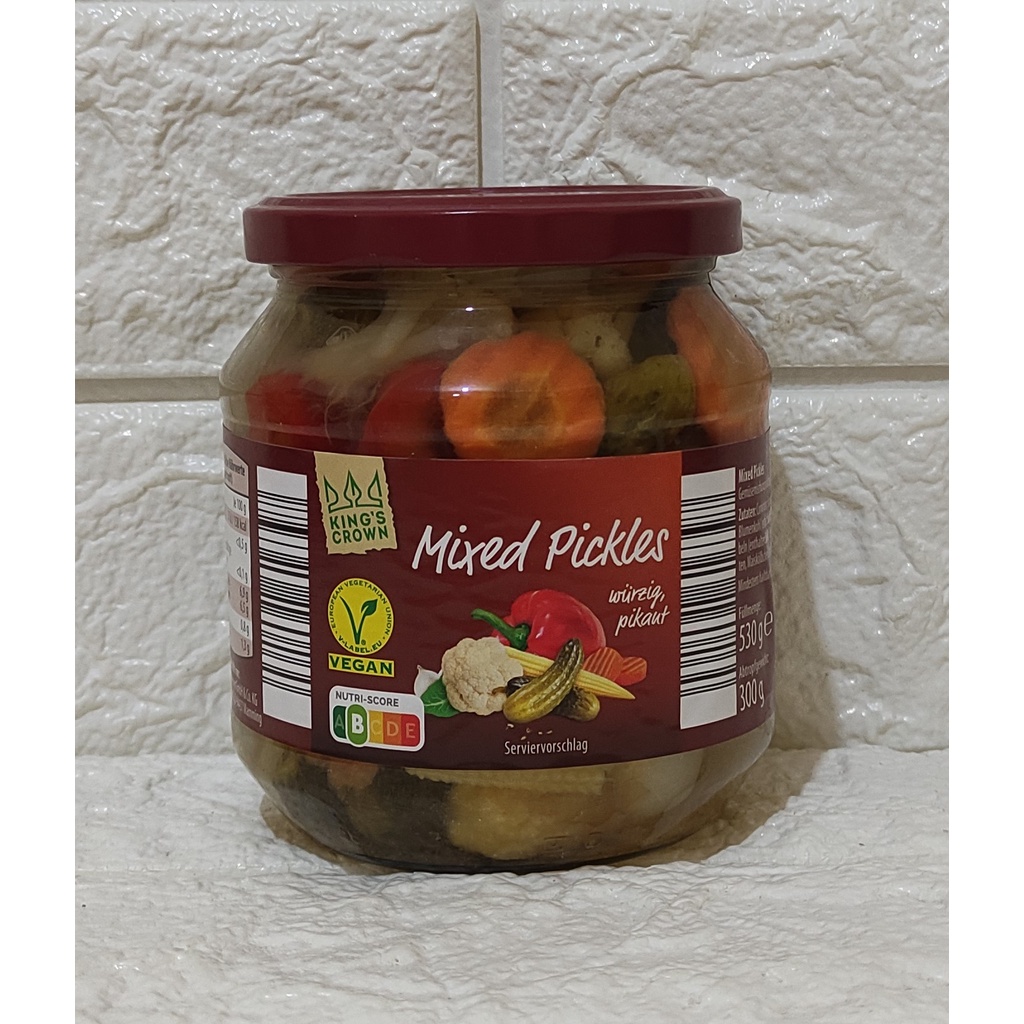 MIXED PICKLES IMPORTED FROM GERMANY KING'S CROWN MIXED PICKLES SPICY