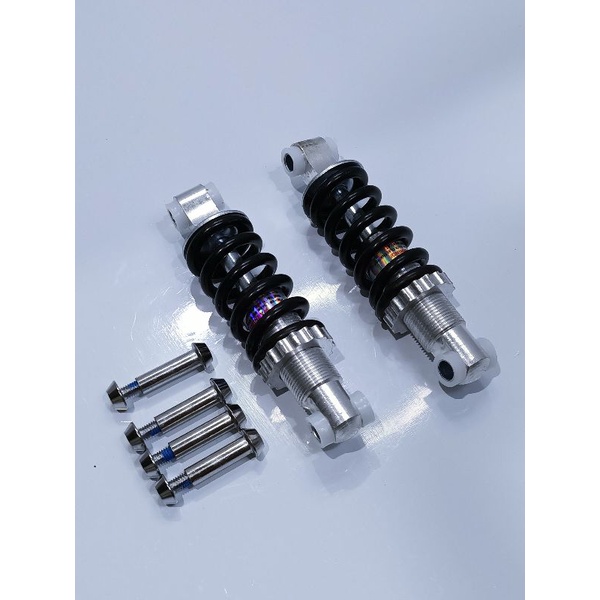 Ebike underseat shock, seat shock absorber, spring type, heavy duty and