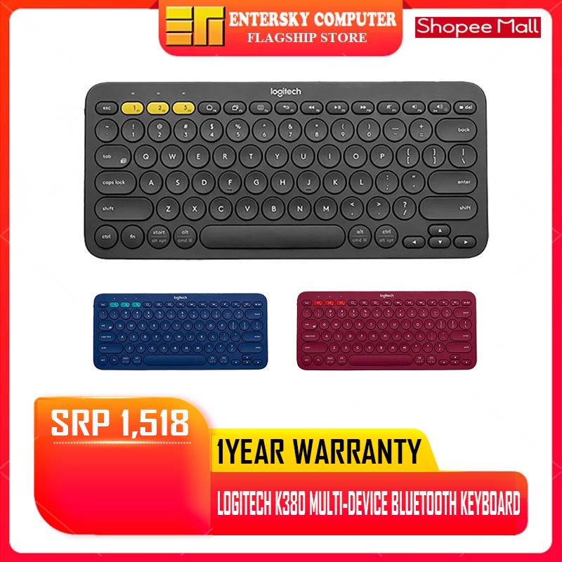 Logitech K380 MultiDevice Bluetooth Keyboard Windows,Mac, Chrome OS