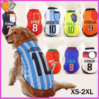 Dog Clothes Breathable Ball Jersey Puppy Cats Vest Quick-drying Chihuahua Pug Sport Shirts[XS-2XL]