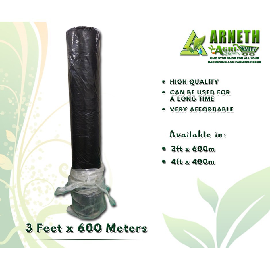 PLASTIC MULCH SILVER BLACK ( 1M x 400m) Shopee Philippines