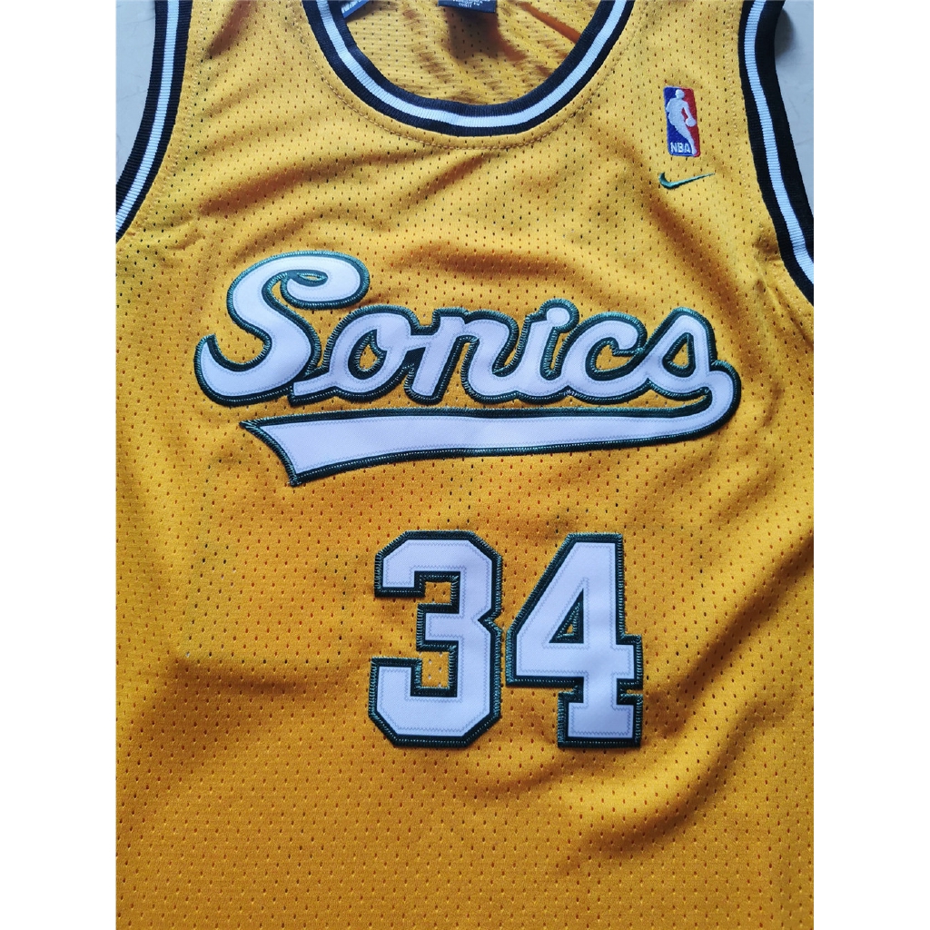 sonics yellow jersey