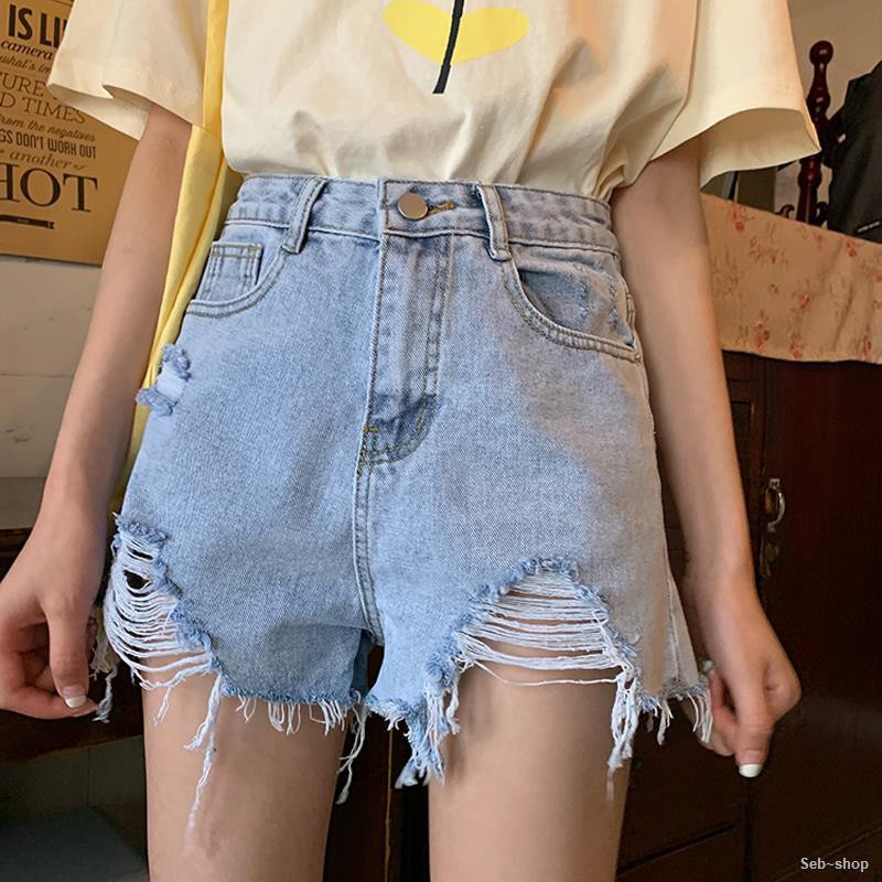 really short jeans