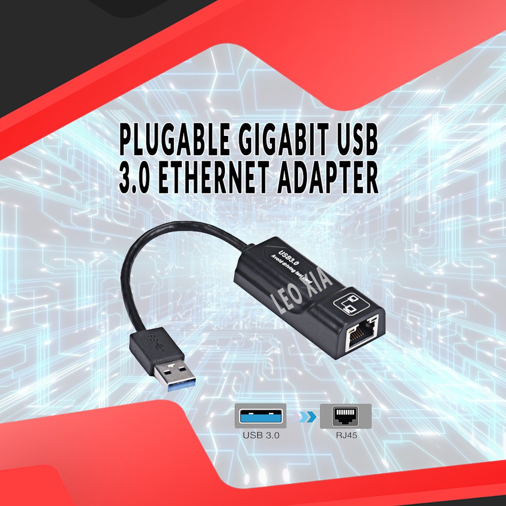 Plugable Gigabit USB3.0 Adapter LAN Network Adapter for PC Mac