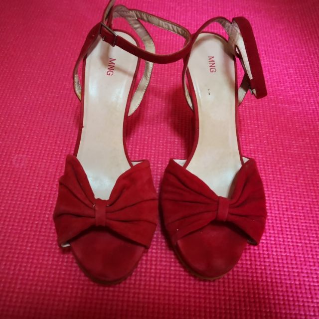 mango red heels