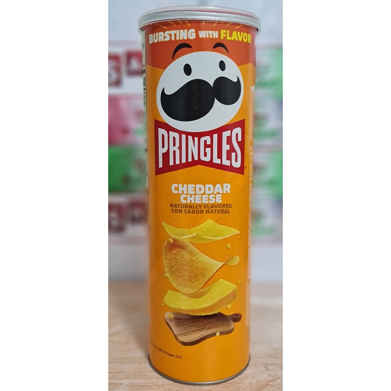 PRINGLES POTATO CHIPS CHEDDAR CHEESE | Shopee Philippines