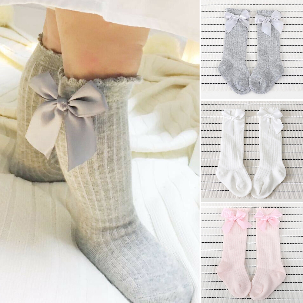 baby bow socks