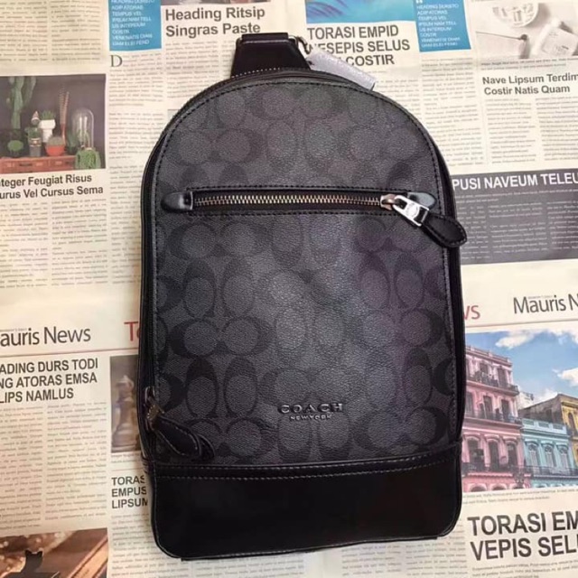 coach body bag mens