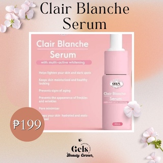 GELS CLAIR BLANCHE SERUM I  GELS BEAUTY PRODUCTS