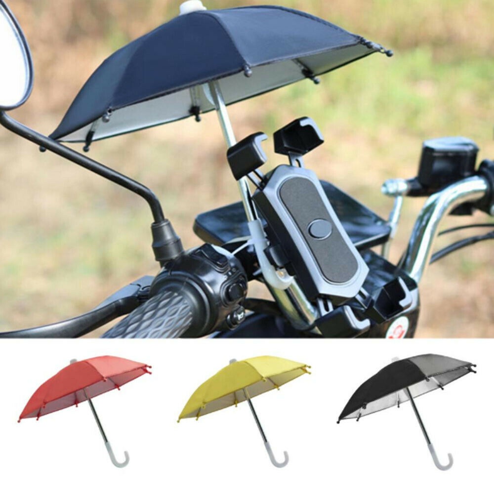 Outdoor Riding Phone Umbrella Waterproof Mini Umbrella for Motorcycle