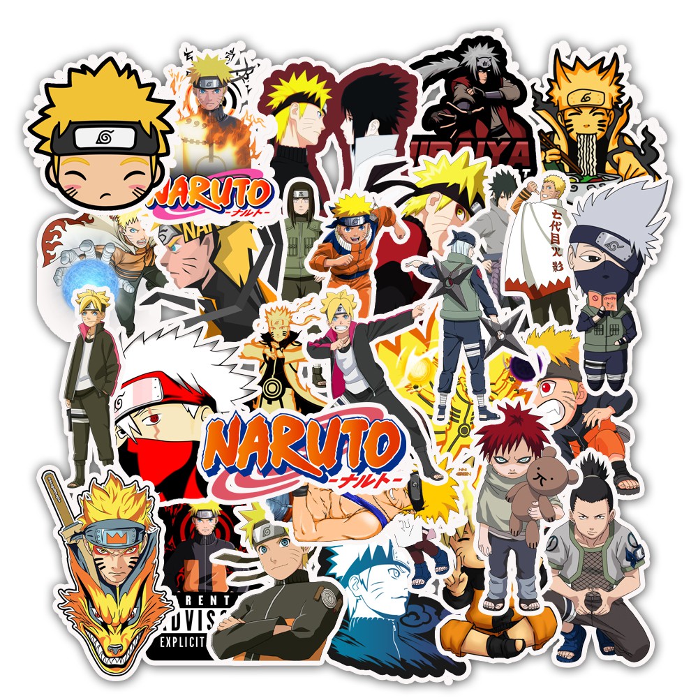 zappatee Naruto Backpack with USB Charging Port Unisex Fashion Travel Backpack Anti Leaf Village Ninja Headband and 50pcs Naruto Uzumaki Stickers 