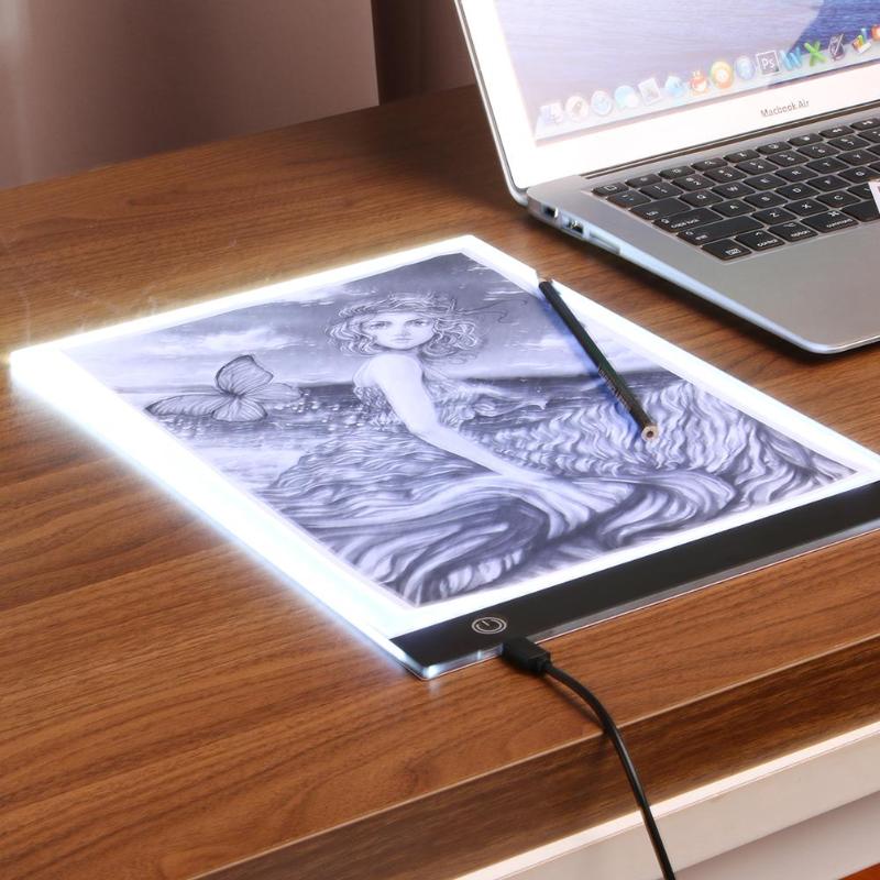 LED Art Stencil Drawing Board A4 Digital Graphics Tablet LED Drawing
