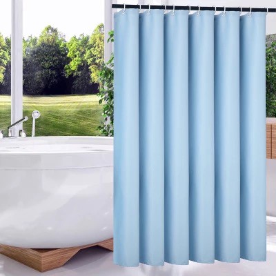 Night Palace Waterproof Bathroom Polyester Shower Curtain Liner Water Resistant 