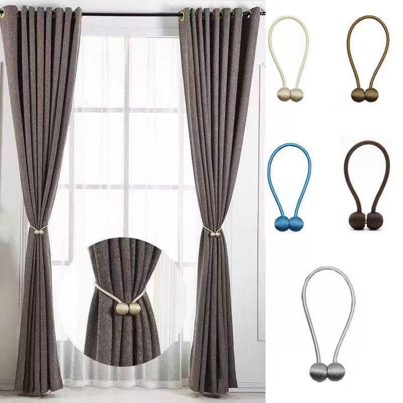 Tie Backs Ball Magnetic Curtain Buckle Holder Clips Home Window Decor Holdbacks