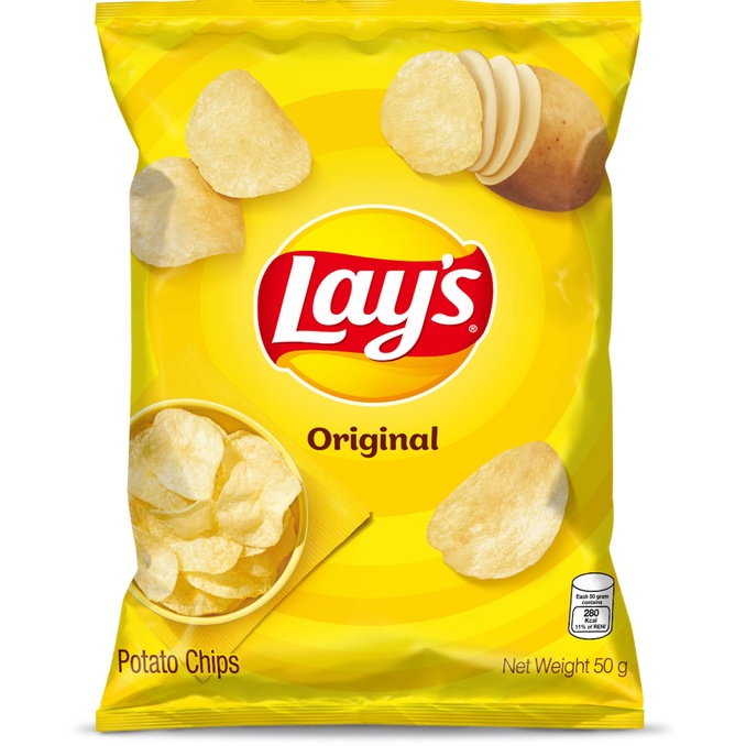 Lay's Original Potato Chips 50g | Shopee Philippines