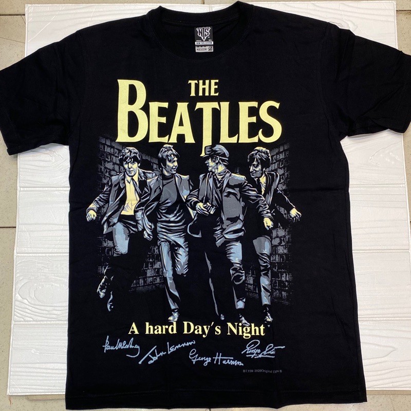 Beatles Black T Shirt | Lazada PH