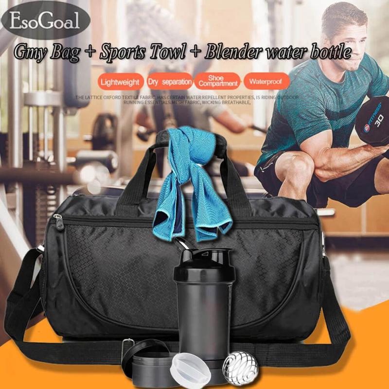 gym bag with towel compartment