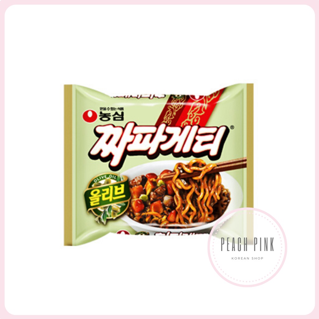 NONGSHIM Chapagetti 140 g Black Ramyun Korean Chajang Noodle | Shopee ...